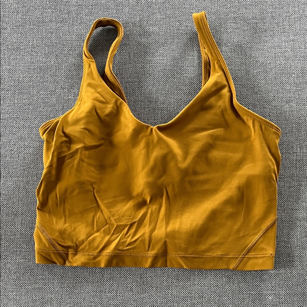 Lululemon Align Gold Sports Bra
